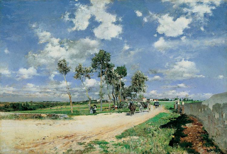 Giovanni Boldini Highway of Combes-la-Ville (nn02) oil painting picture